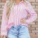 Pink Medium Charlotte Chest Pocket Casual Shirt