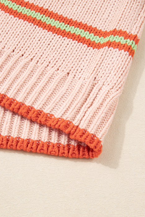 Chiola Pattern Knit Oversize Cardigan