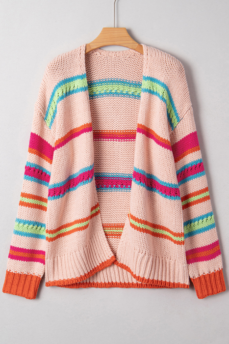 Chiola Pattern Knit Oversize Cardigan