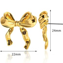  Chloe Design Plated Studded Earrings