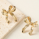  Chloe Design Plated Studded Earrings