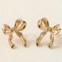  Chloe Design Plated Studded Earrings