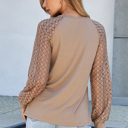  Christina Raglan Sleeve Pleated Top