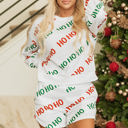  Christmas HOHOHO Pullover and Casual Shorts Set