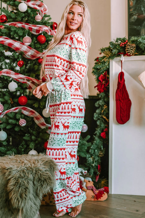 Christmas Pullover and Pants Lounge Set