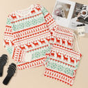  Christmas Pullover and Pants Lounge Set