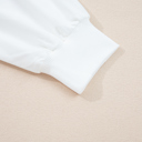  Clare Contrast Stitching Oversize Sweatshirt