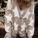  Clare Sherpa Star Cardigan