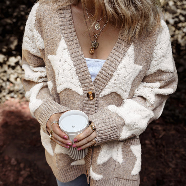 Cashmere lace cardigan – Barrie