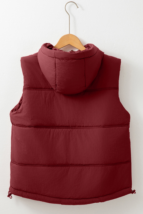Clare Side Hooded Puffer Vest