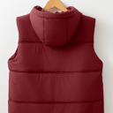  Clare Side Hooded Puffer Vest