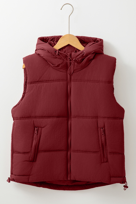 Clare Side Hooded Puffer Vest