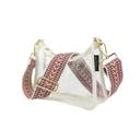 Gold Burgundy/Cream Aztec Clear Lucy | Choose Your Strap