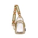 Gold Brite Boho Clear Riley Sling | Choose Your Strap