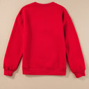  Clementine Print Valentines Heart Sweatshirt