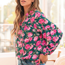  Cleo Collar Puff Sleeve Blouse