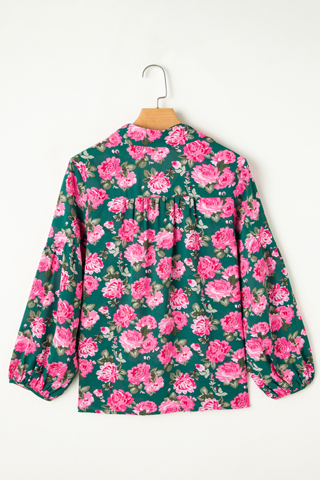 Cleo Collar Puff Sleeve Blouse