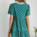  Clover Short Sleeve Floral Dress