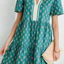  Clover Short Sleeve Floral Dress