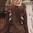  Collins Ruffled Puff Sleeve Blouse