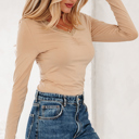  Collins Sleeve T Shirt Long Sleeve Top