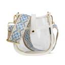 White Brite Boho Compact Clear Courier | Choose Your Strap