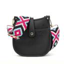 Black Brite Boho Compact Emmy Courier | Choose Your Strap