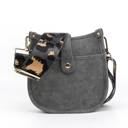 Gray Burgundy/Cream Aztec Compact Emmy Courier | Choose Your Strap