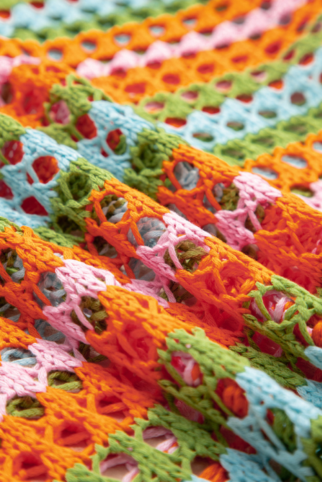 Cora Stripe Open Knit Sweater