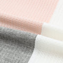  Coraline Waffle Colorblock Wide Sleeve Oversized Top