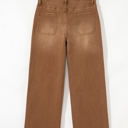  Courtney Cropped High Rise Wide Leg Jeans