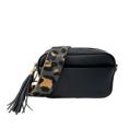 Black Black/Red Bee Courtney Crossbody | Choose Your Strap