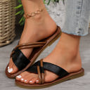  Criss Cross Flat Slippers