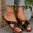  Criss Cross Flat Slippers