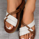  Criss Cross Flat Slippers