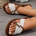  Criss Cross Flat Slippers