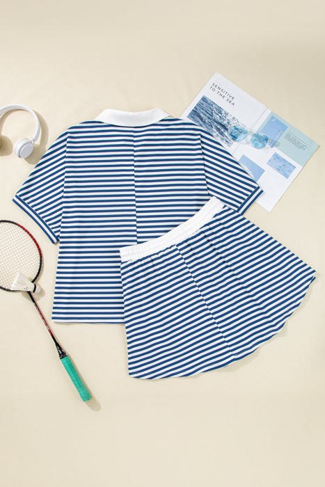 Dahlia Plus Size Stripe Set