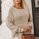  Dakota Boho Tasseled Knitted Sweater