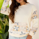  Dakota Geo Pattern Patchwork Hoodie