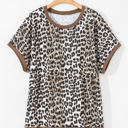  Dakota Plus Size Leopard Loose Top
