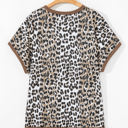  Dakota Plus Size Leopard Loose Top