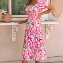  Dalia Smocked Ruffle Tiered Dress