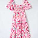  Dalia Smocked Ruffle Tiered Dress