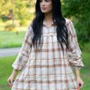  Dana Plaid Babydoll Dress