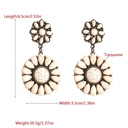  Daniela Flower Shape Stud Earrings