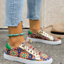  Daniella Floral Patchwork Shoes