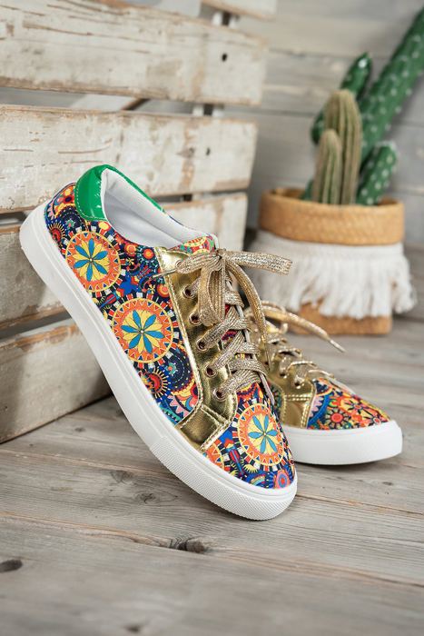 Daniella Floral Patchwork Shoes