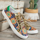  Daniella Floral Patchwork Shoes