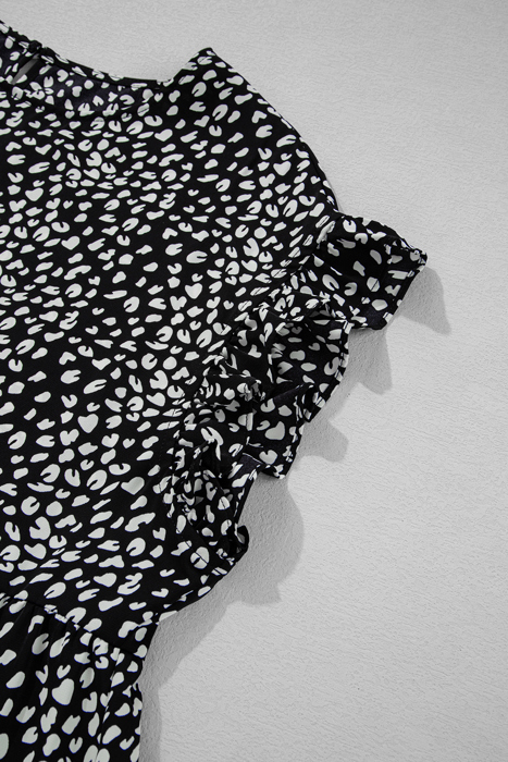 Danielle Back Tiered Flowy PLUS Blouse