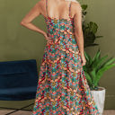  Danielle Boho Floral High Waist Maxi Dress